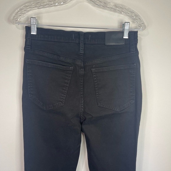 Madewell 10” high rise skinny‎ black jean. - Picture 6 of 10